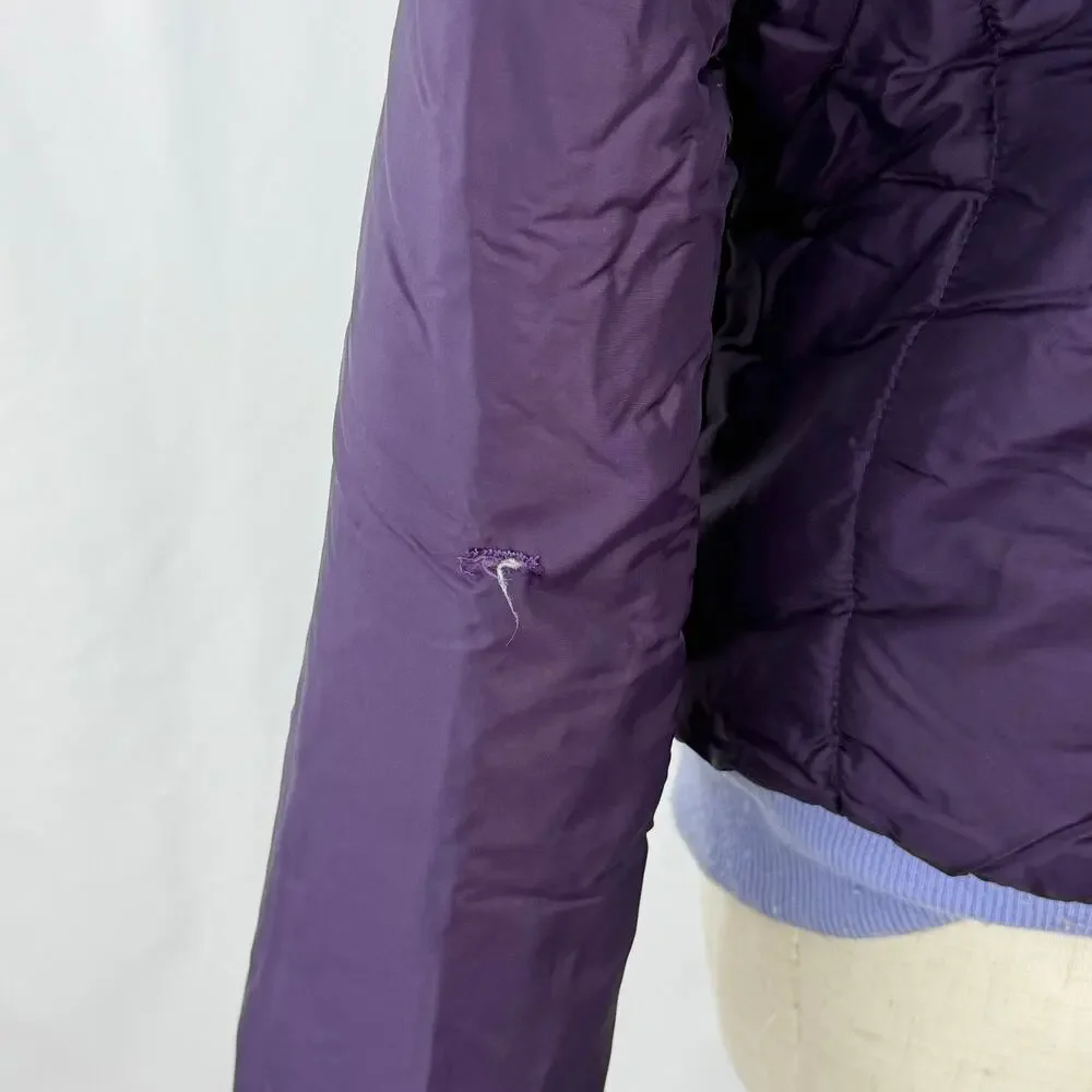 Vintage Levi’s USHGA Hang Gliding Puffer Jacket USA Plum Blue Youth 12
